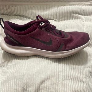 Nike Flex Experience 8 Burgundy Athletic Shoes